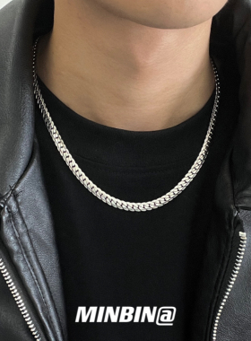 压花古巴锁骨项链不褪色