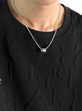 钛钢项链男女ins冷淡风