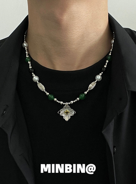 小众拼接串珠项链设计感