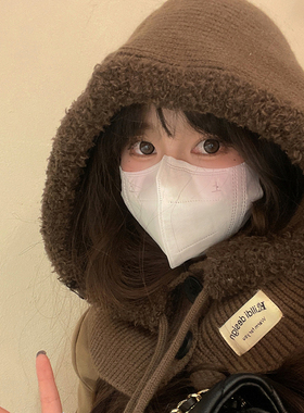 法帽出游休闲女冬遮脸显脸小