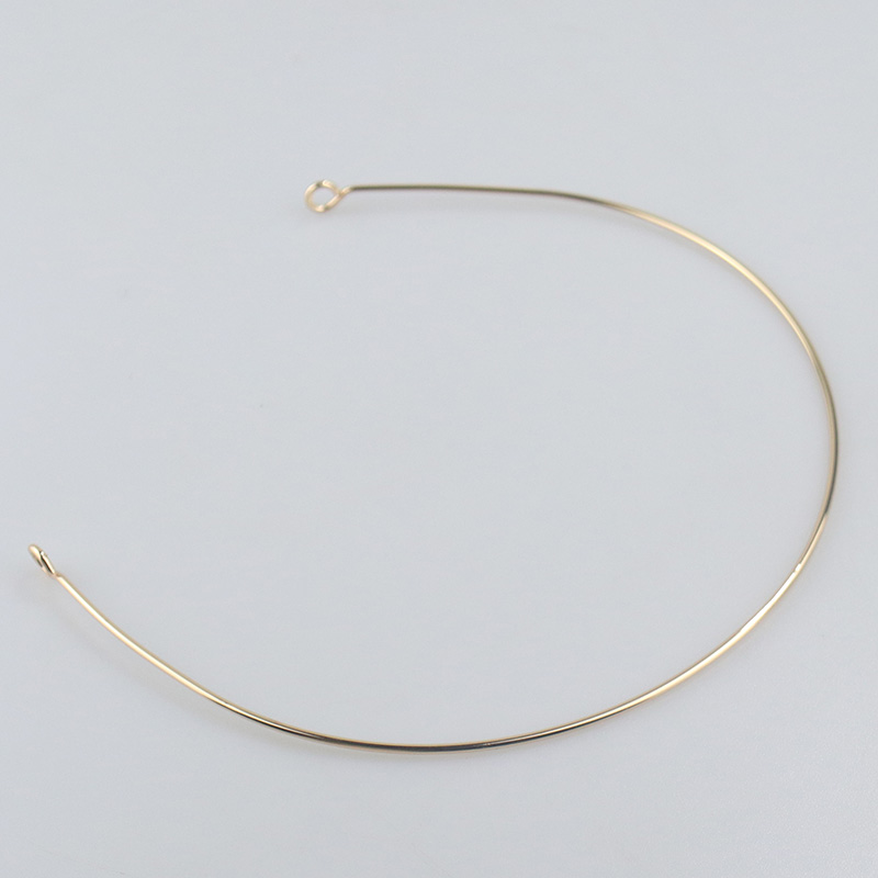 高端铜质电泳保色单层发冠发箍主体可掰光环手工diy汉服头饰材料 - 图1