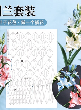 缠花玫瑰纸模剑兰纸膜牡丹洋桔梗