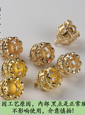 合金材质保色花帽发簪制作材料