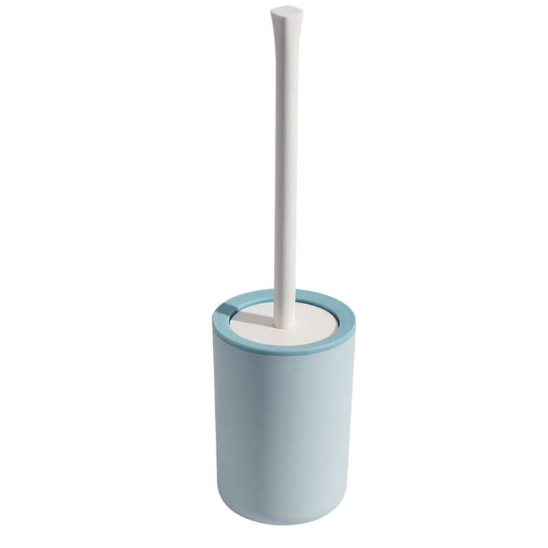 Creative cleaning silicone wall-mounted toilet brush with base