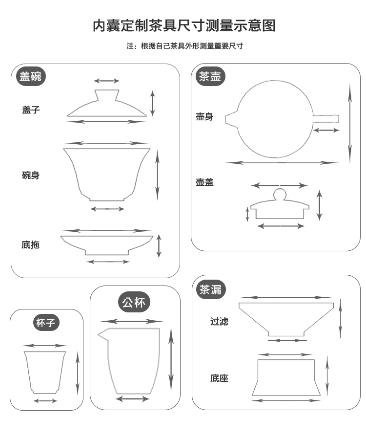 DIY茶具收纳包户外茶具便携减震整理盒茶杯茶壶收纳袋子手提皮包-图2