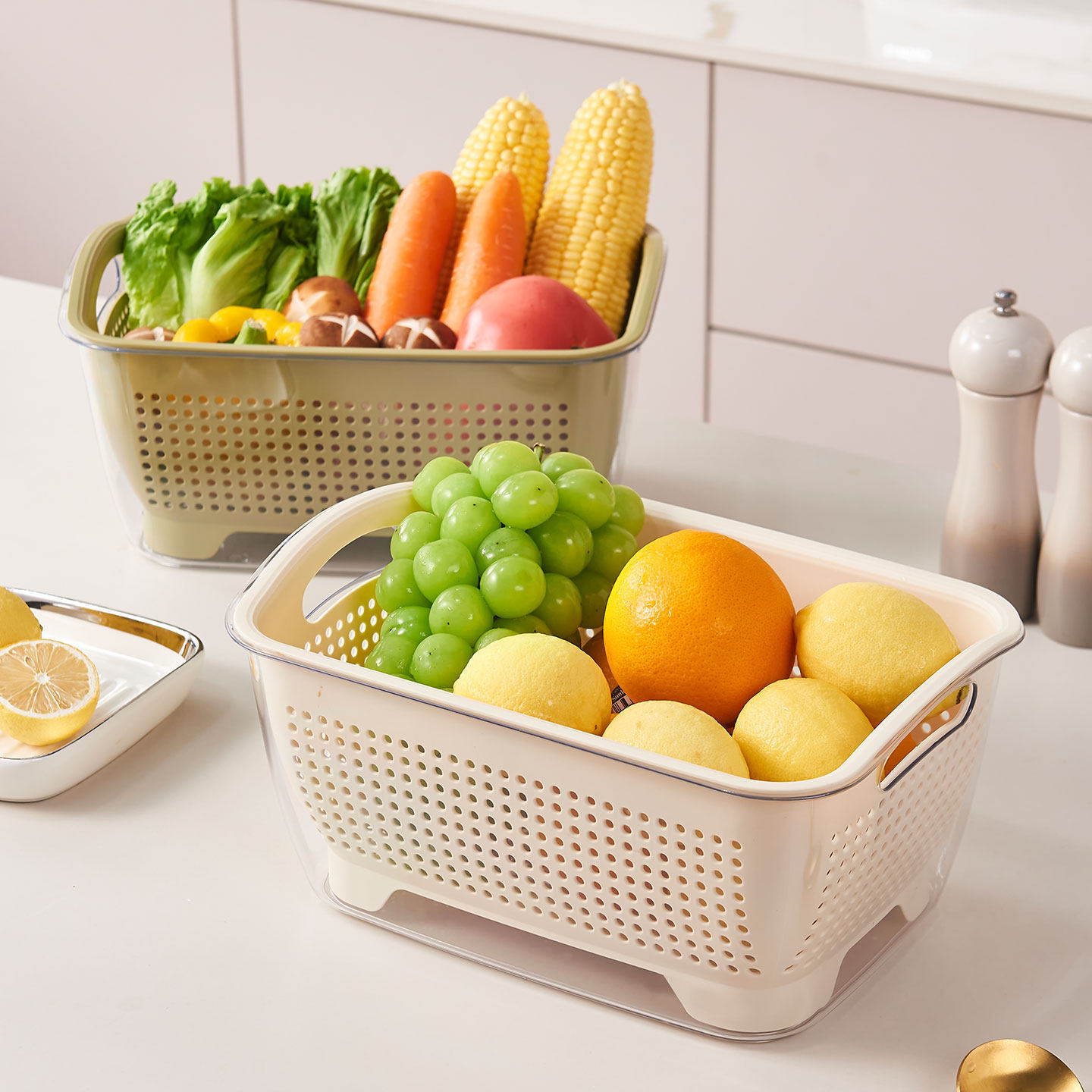 洗菜盆沥水篮洗菜盆厨房家用洗菜盆洗菜篮新款大号沥水篮水果篮子,淘宝优惠券,粉丝福利购,淘宝优惠卷