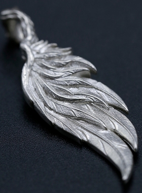 刻骨守护之翼小翅膀960银吊坠