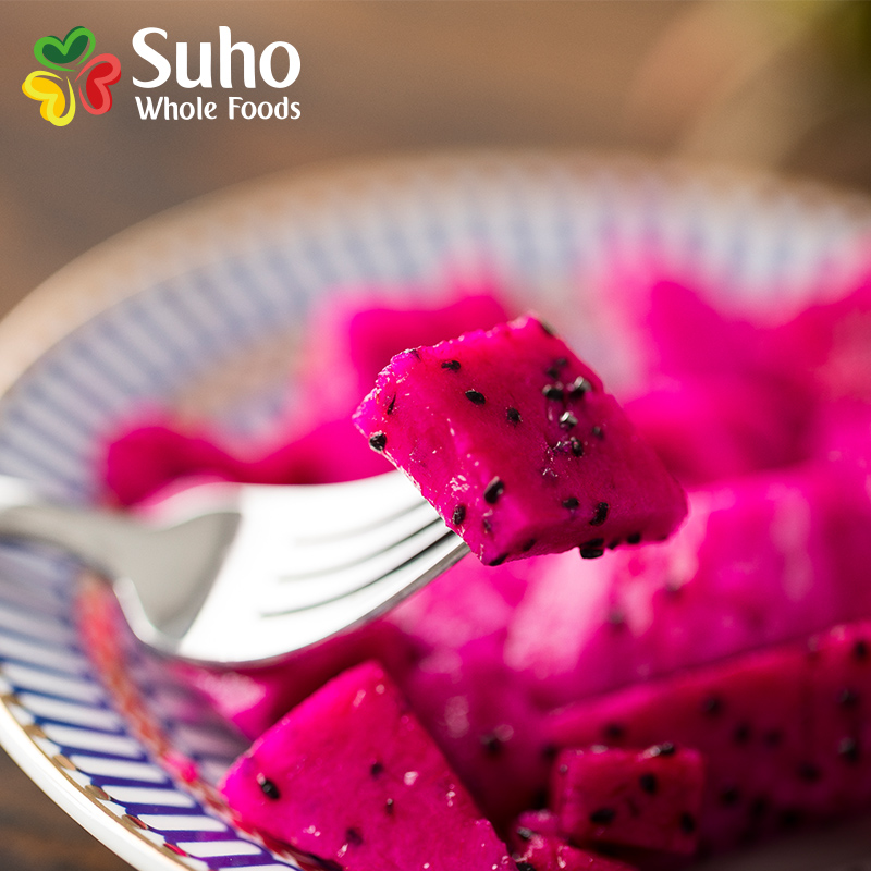 苏洪鲜食旗舰店【苏洪鲜食】越南红心火龙果中大果3个进口红肉新鲜批发包邮实惠2