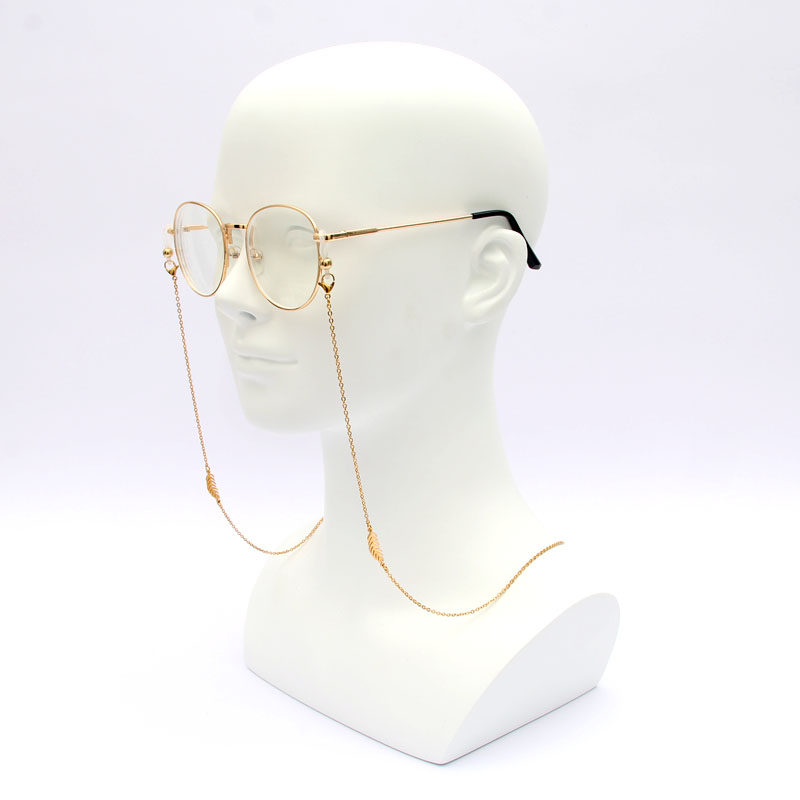 Feather glasses chain mask chain headphone chain titanium steel halter neck