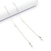 Feather glasses chain mask chain headphone chain titanium steel halter neck
