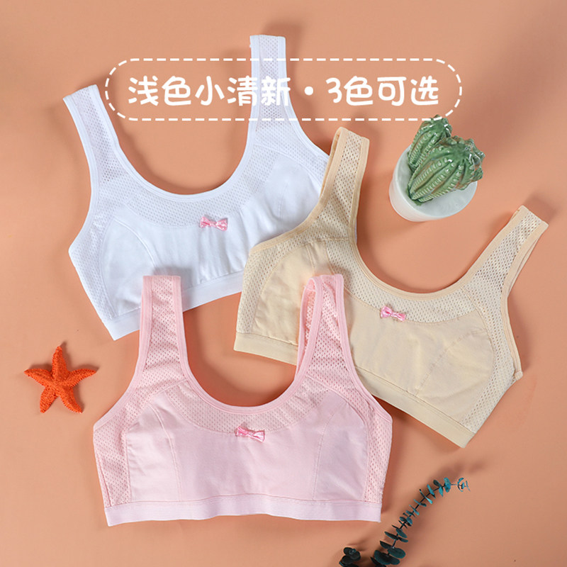 发育青春期小背心女学生高中文胸 南极人裤袜抹胸