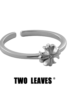 TWOLEAVESS925纯银十字架戒指
