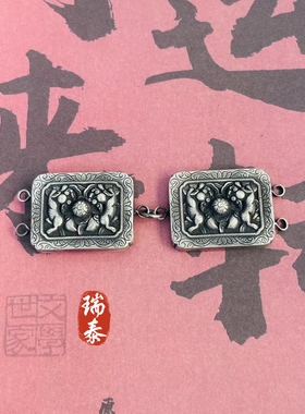足银手工錾刻狮子滚绣球