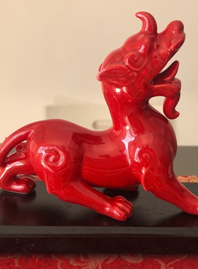 陶瓷十二生肖蛇摆件工艺品招财眼镜蛇摆设家居化解补角瓷器貔貅