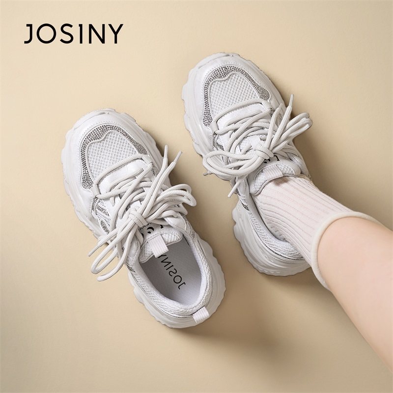 卓诗尼2026春季新款厚底运动鞋时尚舒适复古老爹鞋潮流透气休闲鞋,淘宝优惠券,粉丝福利购,淘宝优惠卷