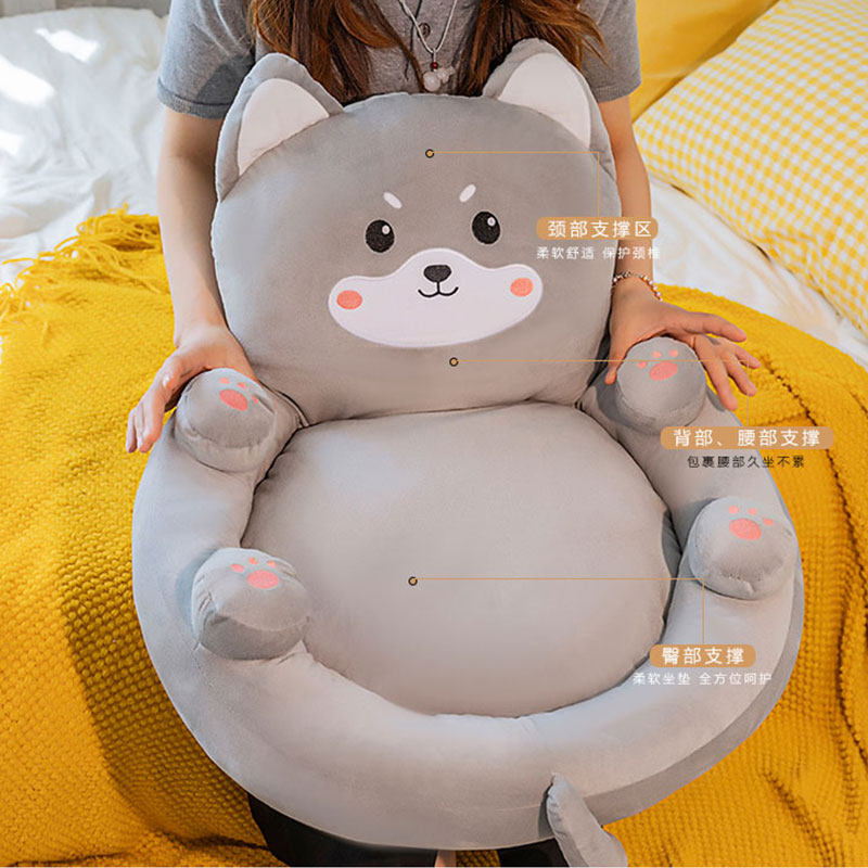 卡皮巴拉阳台蒲团坐垫地上看书家用客厅榻榻米懒人沙发靠背屁坐墩,淘宝优惠券,粉丝福利购,淘宝优惠卷