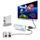 Конвертер Wii в HDMI Игровая консоль Wii, подключенная к монитору телевизора высокой четкости Nintendo