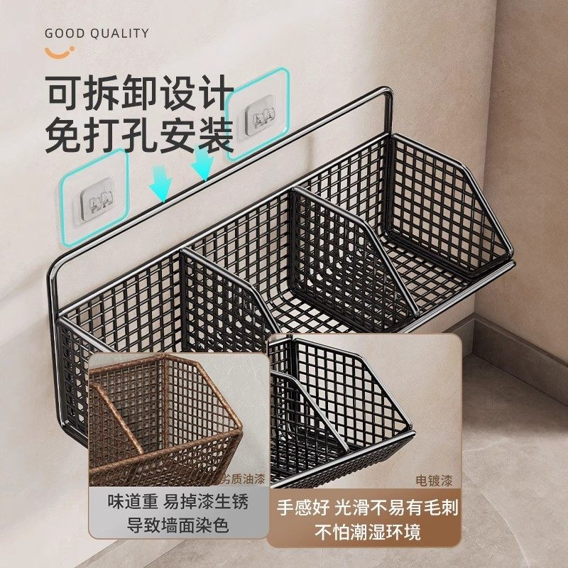 葱姜蒜收纳盒筐家用厨房壁挂置物篮放生姜大蒜高透盒子食物脸盆架,淘宝优惠券,粉丝福利购,淘宝优惠卷