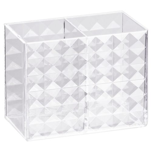 化妆刷收纳桶透明亚克力笔刷筒桌面粉刷美妆蛋口红化妆品整理盒子 - 图3