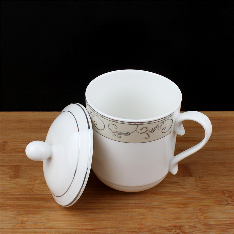 雅诚德TD大号银河杯陶瓷办公杯会务杯茶杯喝水杯陶瓷杯泡茶杯杯子 - 图1