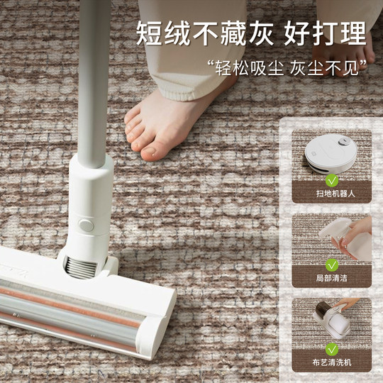 中古风高级感地毯客厅卧室沙发茶几床边毯复古防水防污2025年新款