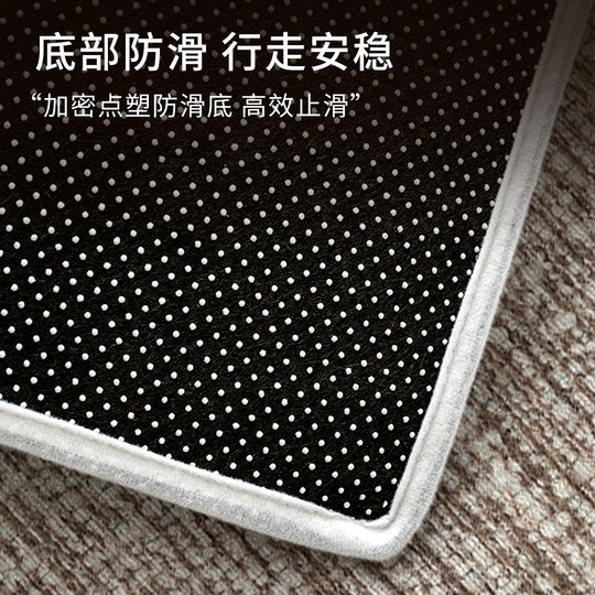 中古风高级感地毯客厅卧室沙发茶几床边毯复古防水防污2025年新款