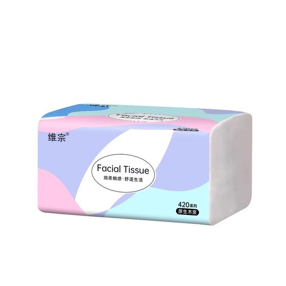 Weizong Paper Home Decor Large Pack Affordable Napkins Portable Paper Toilet Paper Facial Tissue Thickened Full Box