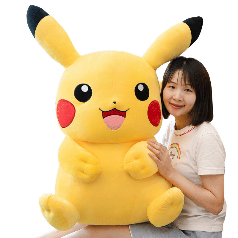 正版皮卡丘公仔毛绒玩具可爱大抱枕 迪卡梦玩具毛绒布艺类玩具