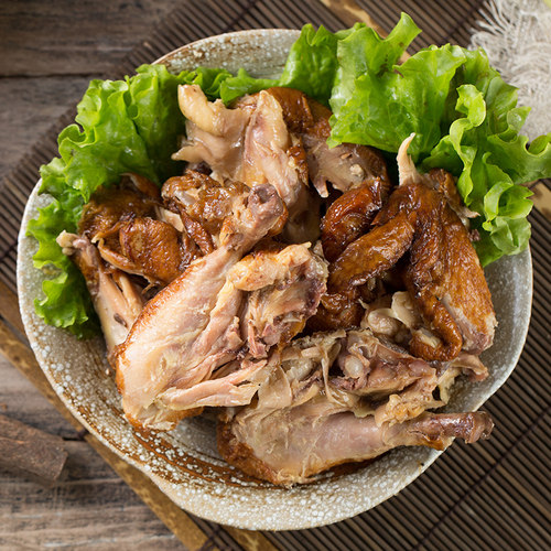 月盛斋 五香酱鸡550g  即食熟零食肉 健康代餐清真老字号真空包装 - 图0