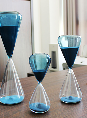 创意客厅兰亭阁高硼硅玻璃计时器