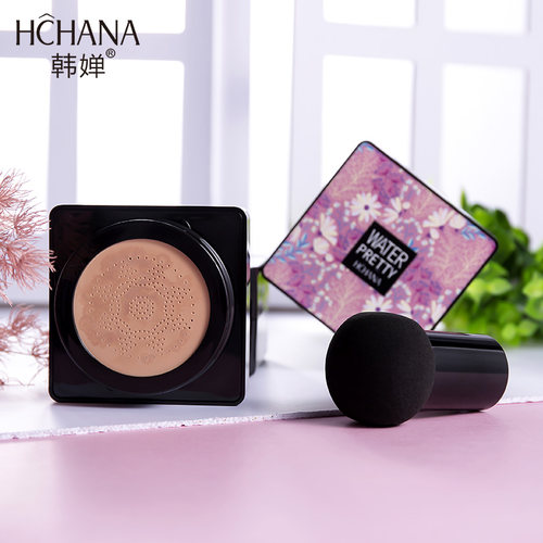 韩婵小蘑菇头气垫bb霜遮瑕保湿cc防水持久女正品抖音快手网红同款 - 图0