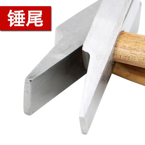钳工锤 扁头锤 鸭嘴锤 电工锤 木工锤 小锤子 木柄小铁锤 小榔头 - 图2