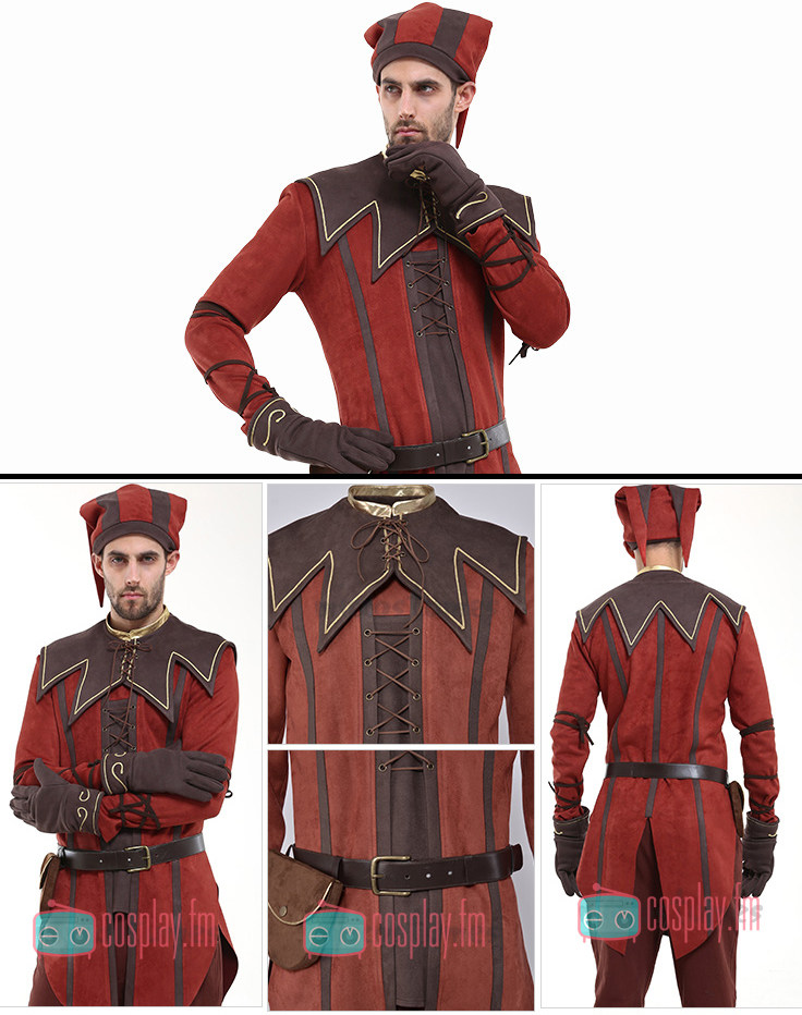 Cosplayfm 黑暗兄弟会上古卷轴小丑西塞罗cos服装cicero