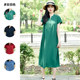 Cotton silk dress for women in summer 2021 temperament slim a character