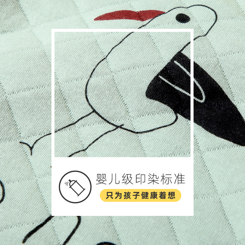 儿童内衣套装纯棉加厚三层保暖衣 南极人红叶内衣套装