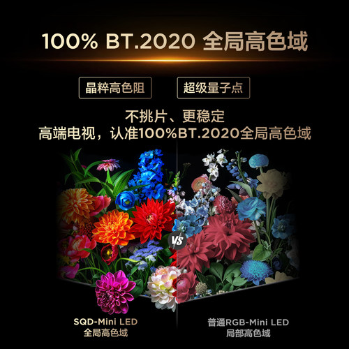 TCL电视 85Q9M Pro 85英寸 SQD-Mini LED 100%全局高色域 - 图0