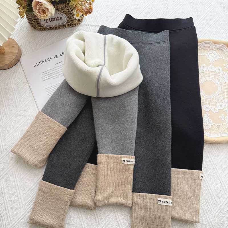 女童打底裤一体绒洋气女宝宝加绒裤子童装冬装儿童外穿长裤春秋冬,淘宝优惠券,粉丝福利购,淘宝优惠卷