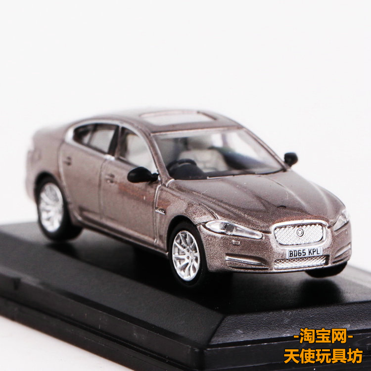 oxford牛津1:76成品合金收藏76XF007 Jaguar仿真捷豹XF车模型跑车-图0