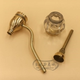 Портативный латунный прозрачный мундштук, съемный кальян, курительная трубка