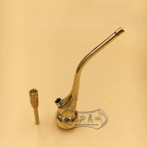 Медный кальян, латунный мужской портативный мундштук