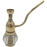 Портативный латунный прозрачный мундштук, съемный кальян, курительная трубка