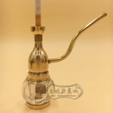 Портативный латунный прозрачный мундштук, съемный кальян, курительная трубка