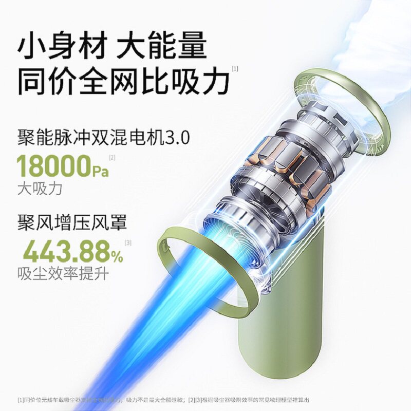 itutn爱图腾Y8M8车载无线吸尘器充电便携式家用吹吸充抽气宠物毛