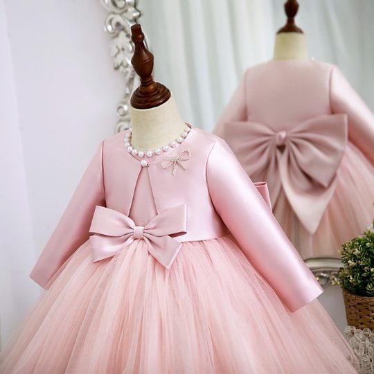 Children's princess dress flower girl two piece dress