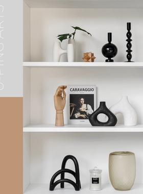 姹寂风样板房家居摆件软装饰品