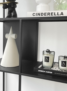 简约现代样板间书柜家居软装摆件