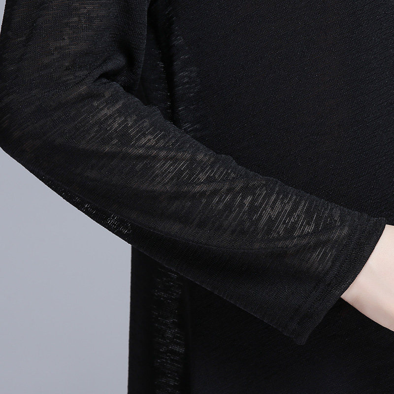 夏季网纱衣中长款开衫配裙子防晒衣 百变青春短外套