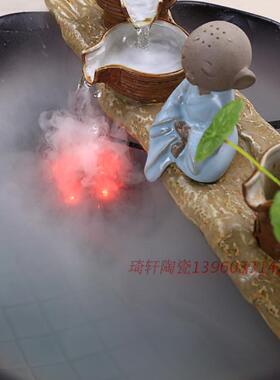 室内流水器喷泉养鱼缸创意陶瓷