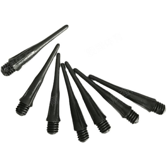 电子飞镖头2BA软式飞镖针替换头黑色100个安全飞镖配件替换头50个