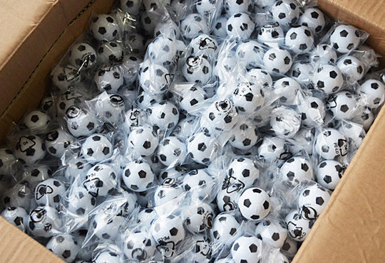Football machine special small football black and white 20 pieces per pack